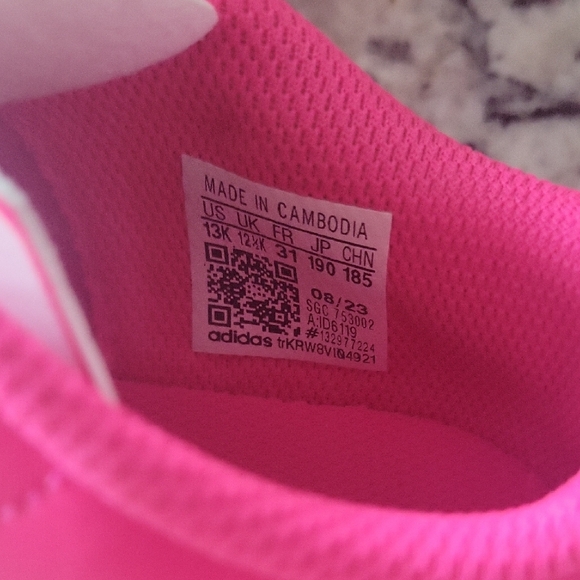Adidas Kids Hot Pink Cleats - Picture 2 of 6
